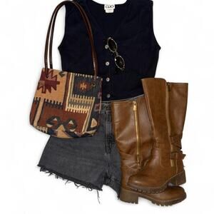 Adorable vintage vtg 70s 80s 90s boho fairy cottagecore vest